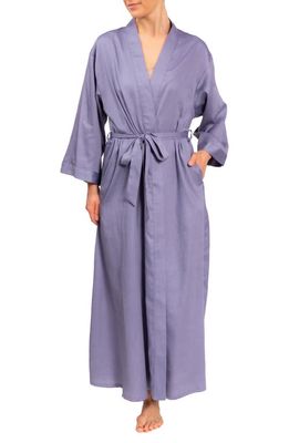 Everyday Ritual Colette Cotton Robe in Violet 