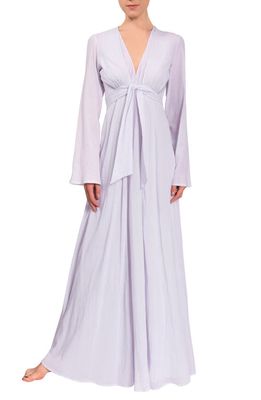 Everyday Ritual Diane Cotton Duster Robe in Lavender
