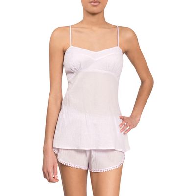 Everyday Ritual Lily Daisy Camisole Short Pajamas in Lavender 