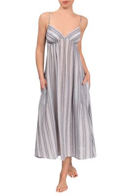 Everyday Ritual Olivia Nightgown in Perissa Stripe