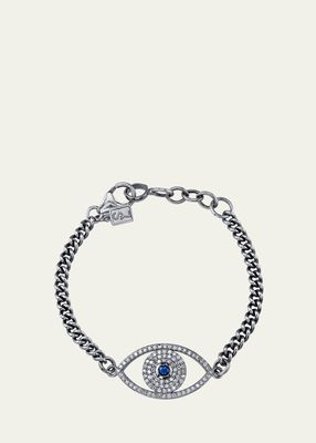 Evil Eye Curb Chain Bracelet