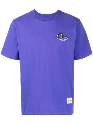 EVISU graphic-print cotton T-Shirt - Purple