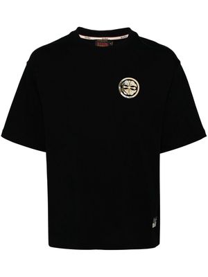 EVISU Great Wave Daicock-print cotton T-shirt - Black