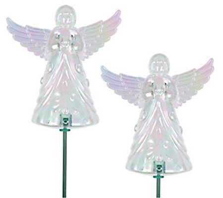 Exhart 2-pc Angel WindyWing Garden Stakes