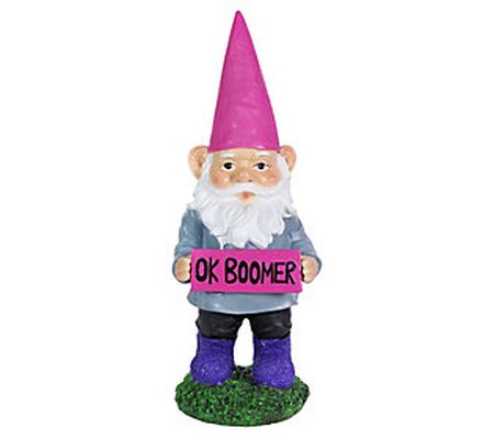 Exhart OK BOOMER Garden Gnome Statuary