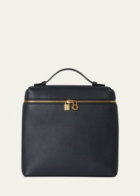 Extra Pocket L 23.5" Leather Backpack