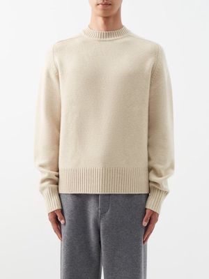 Extreme Cashmere - Bourgeois Stand-collar Cashmere-blend Sweater - Mens - Beige