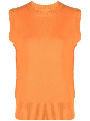 extreme cashmere cashmere-knit tank top - Orange
