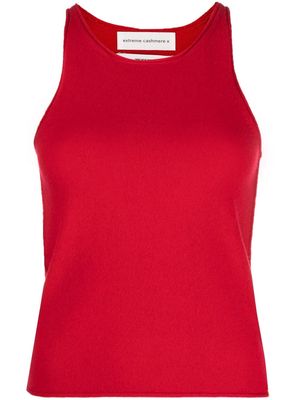 extreme cashmere cashmere tank top - Red