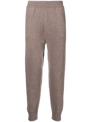 extreme cashmere cashmere track trousers - Brown