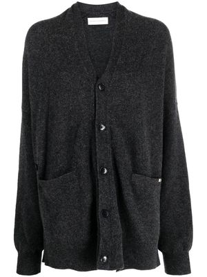 extreme cashmere cashmere V-neck cardigan - Grey
