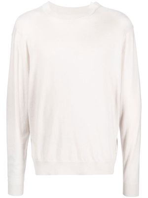 extreme cashmere Class cut-out neck jumper - White