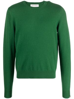extreme cashmere crew-neck cashmere-blend jumper - Green