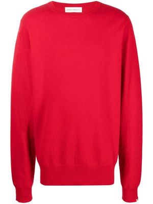 extreme cashmere crew neck cashmere-blend jumper - Red