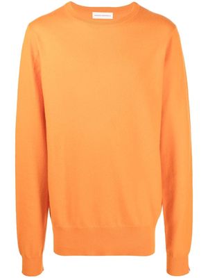 extreme cashmere crew-neck cashmere-blend sweater - Orange