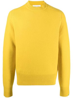 extreme cashmere crew-neck cashmere jumper - Yellow