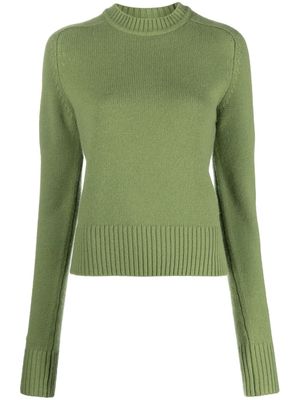extreme cashmere crew neck cashmere sweater - Green