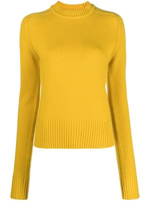 extreme cashmere crew neck cashmere sweater - Yellow