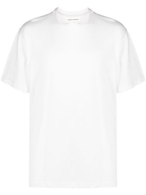extreme cashmere crew-neck cotton-cashmere blend T-shirt - White