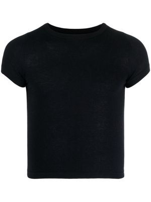 extreme cashmere cropped short-sleeve T-shirt - Blue