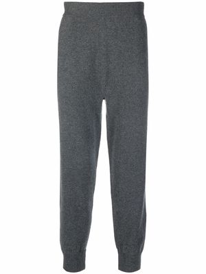 extreme cashmere felted cashmere track trousers - Grey