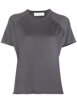 extreme cashmere fine-knit T-shirt - Grey