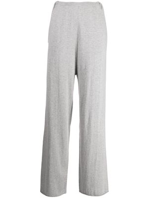 extreme cashmere Judo wide-leg trousers - Grey