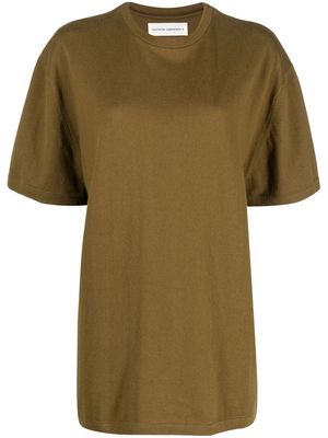 extreme cashmere knitted cashmere T-shirt - Green