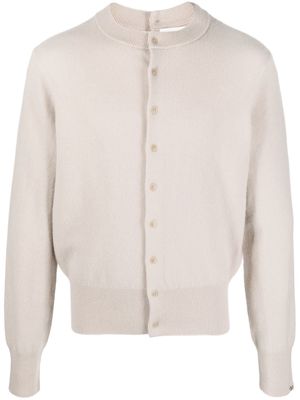 extreme cashmere long-sleeve cashmere cardigan - Neutrals