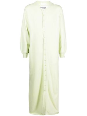 extreme cashmere longline cardigan - Green