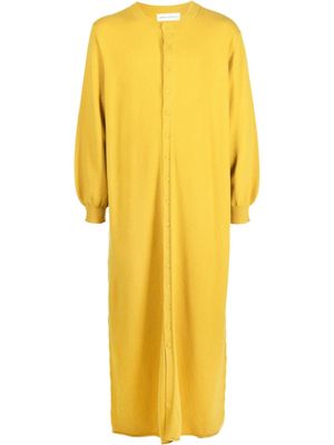 extreme cashmere longline cardigan - Yellow