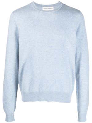 extreme cashmere n36 long-sleeved knitted jumper - Blue