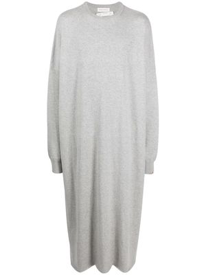 extreme cashmere N° 289 May fine-knit dress - Grey