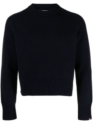 extreme cashmere n°167 Please logo-embroidered cashmere jumper - Blue