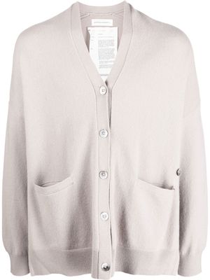 extreme cashmere N°185 Feike cashmere-blend cardigan - Grey