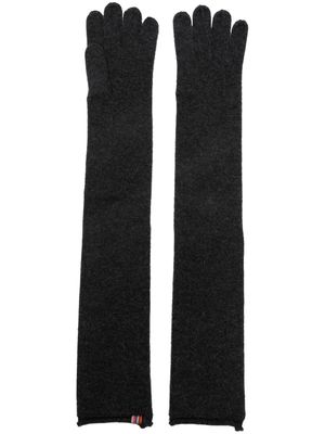 extreme cashmere N°241 Opera cashmere gloves - Grey