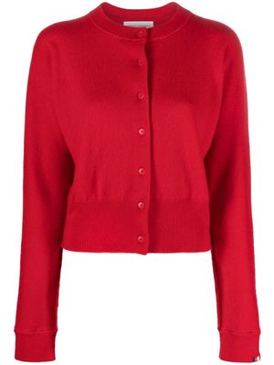 extreme cashmere n°257 Blouson cardigan - Red