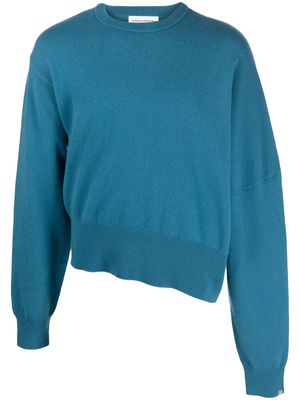 extreme cashmere N°288 Dia asymmetric jumper - Blue