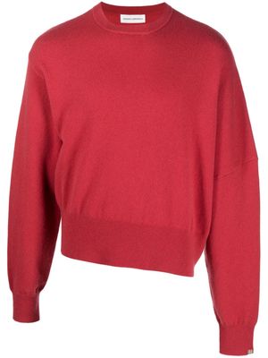 extreme cashmere n°288 Dia asymmetric jumper - Red