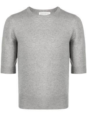 extreme cashmere n°63 Well short-sleeve jumper - Grey