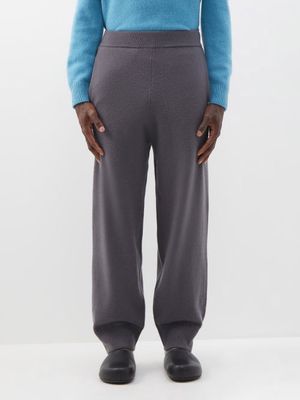 Extreme Cashmere - No.197 Rudolf Stretch-cashmere Trousers - Mens - Dark Grey