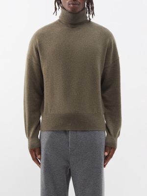 Extreme Cashmere - No.204 Jill Stretch-cashmere Roll-neck Sweater - Mens - Dark Green