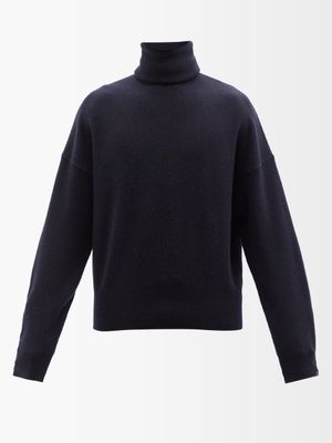Extreme Cashmere - No.204 Jill Stretch-cashmere Roll-neck Sweater - Mens - Navy