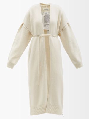 Extreme Cashmere - No.210 East Long Stretch-cashmere Cardigan - Womens - Cream