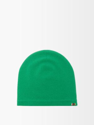 Extreme Cashmere - No.212 Bob Stretch-cashmere Blend Beanie Hat - Womens - Green