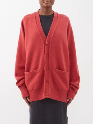 Extreme Cashmere - No.244 Papilli Cashmere Cardigan - Womens - Red