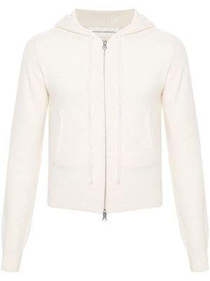 extreme cashmere No 318 hooded cardigan - Neutrals