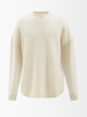 Extreme Cashmere - No.53 Crew Hop Stretch-cashmere Sweater - Mens - Cream