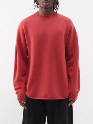 Extreme Cashmere - No.53 Crew Hop Stretch-cashmere Sweater - Mens - Red
