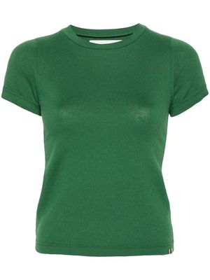 extreme cashmere Nº292 America fine-knit T-shirt - Green